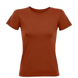 Image of SOLS Womens/Ladies Regent Fit Short Sleeve T-Shirt (XXL) (Terracotta)