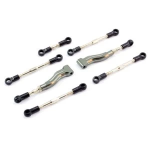 Image of Ftx Surge Aluminium Front Upper Arm/Turnbuckle Link Set