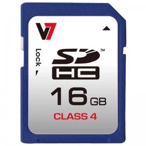 Image of V7 Sd Card 16GB Sdhc Class 4 - Vasdh16gcl4r-2e