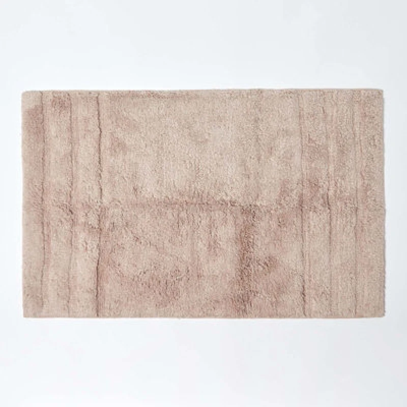 Image of Homescapes Spa Supreme Luxury Bath Mat Stone
