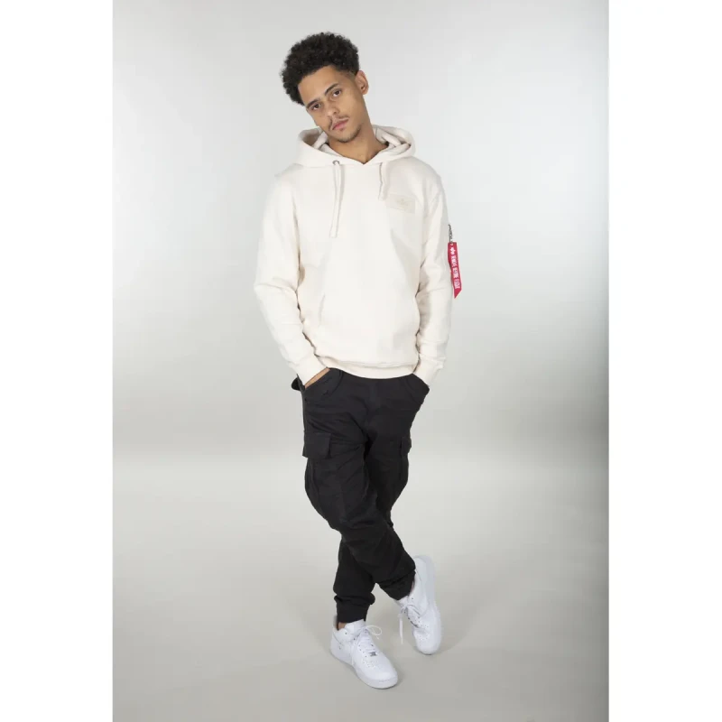 Image of alpha industries Sweat hooded Alpha Industries Back Print Blanc Male M