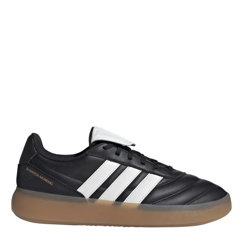 Image of adidas Barreda Mundial Trainers Black/Wht/Gum male 9 (43.3)