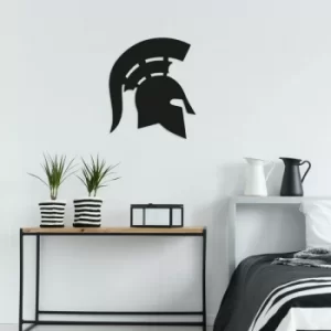 Image of Helmet Black Decorative Metal Wall Accessory