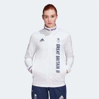 Image of adidas Team GB Ladies Training Track Top - White