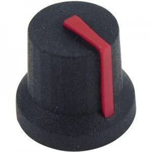 Image of Cliff CL170853BR Knob K87Mbr Black Red 6mm D