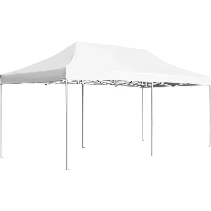 Image of vidaXL Professional Folding Party Tent Aluminium 6x3 m White 45505