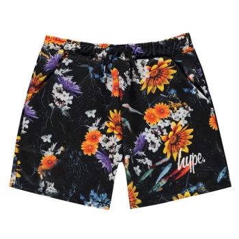 Image of Hype x LEGO Ninjago Shorts Junior - Black/Orange