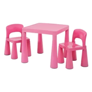 Image of Classic Pink Table and 2 Chairs