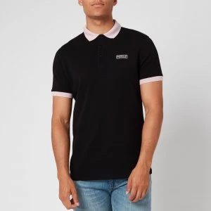 Image of Barbour International Mens System Polo Shirt - Black - M