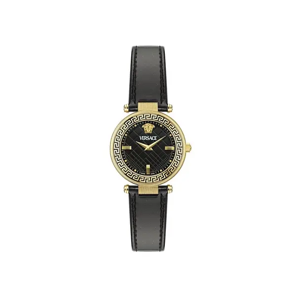 Image of Versace Watches Reve Black Sapphire Watch VE8B00224