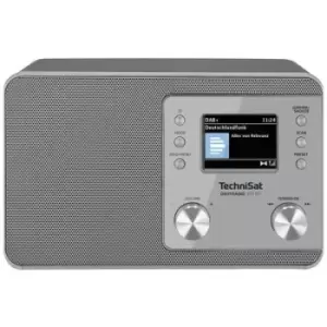 Image of TechniSat DIGITRADIO 307 BT Flush-mount radio DAB, DAB+, FM AUX, Bluetooth Alarm clock Silver