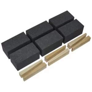 Image of Worksafe FGB36 Floor Grinding Block 50 x 50 x 100mm 36Grit Pack of 6