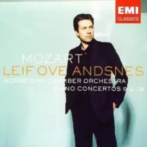 Image of Piano Concerto Nos 9 and 18 Andsnes by Wolfgang Amadeus Mozart CD Album