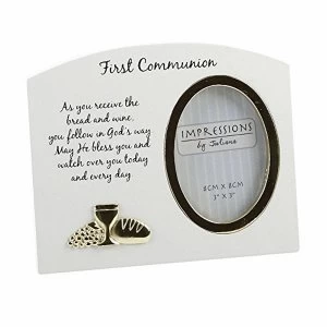 Image of 3" x 4" - Celebrations Arched Photo Frame - Communion