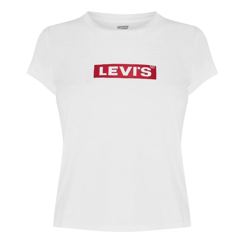 Image of Levis Womens Graphic T-Shirt Core White female 8 (XS)