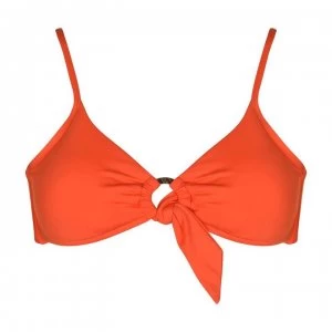 Image of Seafolly Ring Bralette Bikini Top - TANGELO