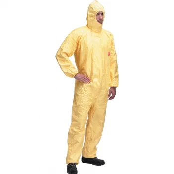 Image of Tychem Medium Overall C Model Cha5 Yellow TYCBSM