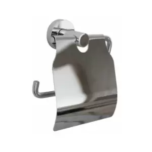 Image of Atlanta Toilet Roll Holder With Cover - Chrome - 8707C - Chrome - Miller