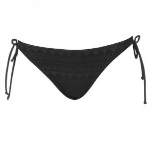 Image of SoulCal Lace Tie Bikini Briefs Ladies - Black