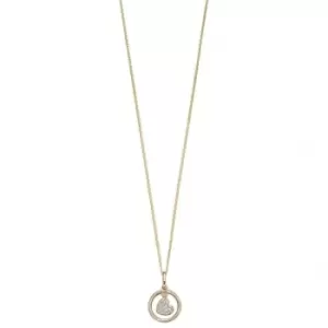 Image of Elements Gold Swinging Diamond Heart Pendant GP2125