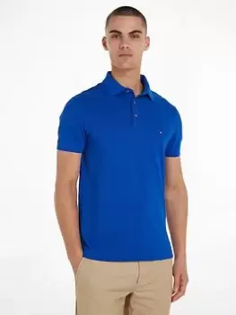 Image of Tommy Hilfiger 1985 Slim fit Polo Shirt - Blue Size M, Men