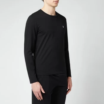 Image of Polo Ralph Lauren Mens Liquid Cotton Long Sleeve T-Shirt - Polo Black - M