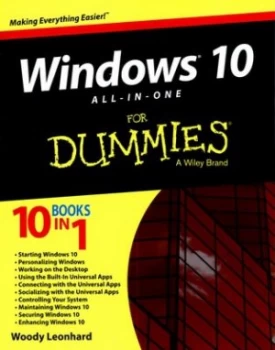 Image of Windows 10 All In One for Dummies by Woody Leonhard Book