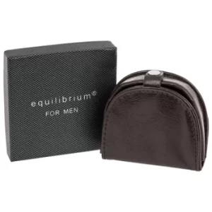 Image of EQ For Men Rigid Coin Purse Brown