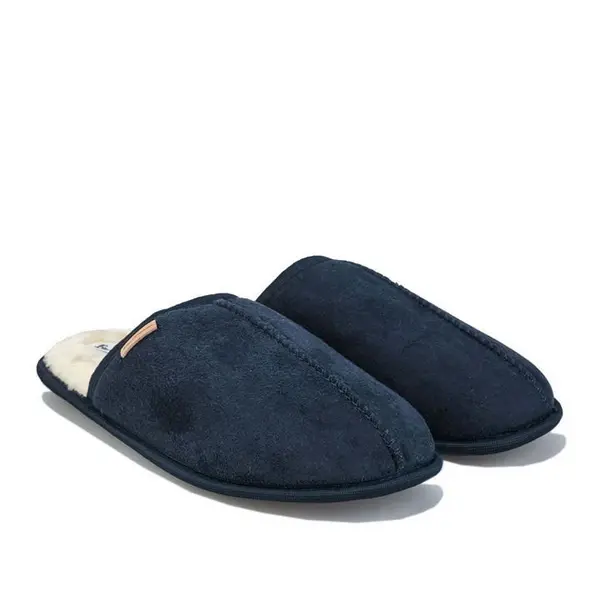 Image of Ben Sherman Country Club Mule Slippers - Blue 7