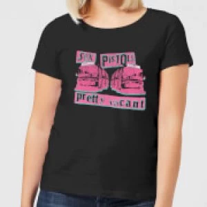 Image of Sex Pistols Pretty Vacant Womens T-Shirt - Black