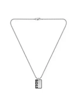 Image of Boss Gents Boss Id Stainless Steel Necklace
