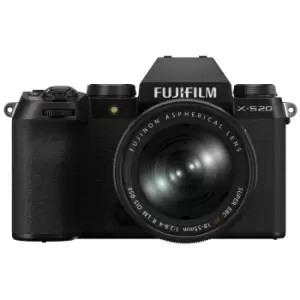 Image of Fujifilm X-S20 Digital Camera with XF 18-55mm R Lens - Black