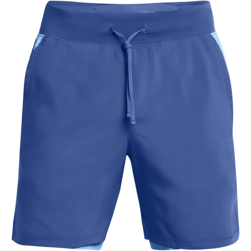 Image of Under Armour Mens Launch Pro Performance Running Shorts Blue male S