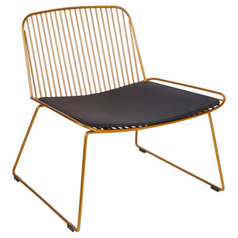 Image of Beliani Dining Chair Snorum Metal Gold