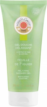 Image of Roger & Gallet Feuille de Figuier Relaxing Shower Gel 200ml