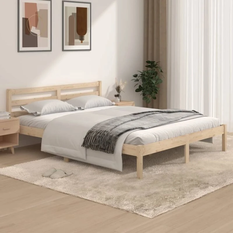 Image of VIDAXL Bed Frame without Mattress 150x200cm King Size Vidaxl 8720286877630