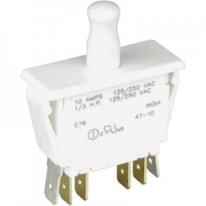 Image of Cherry Switches E79 41B Pushbutton 250 V AC 10 A 2 x OnOn momentary