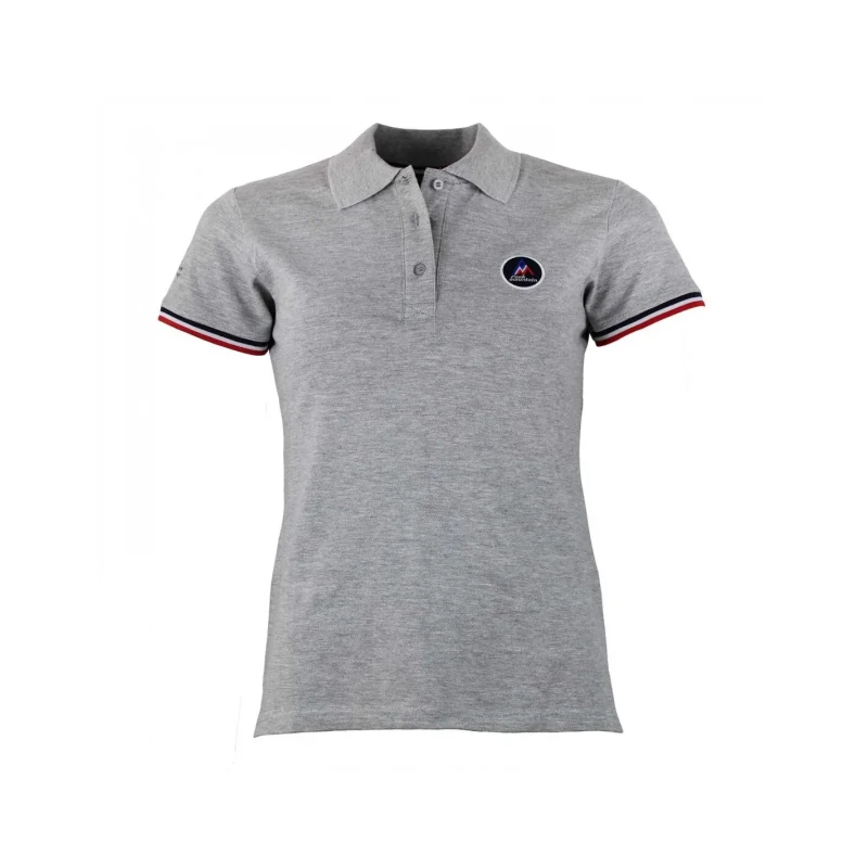 Image of Womens polo shirt Peak Mountain Abeca Gris Female L