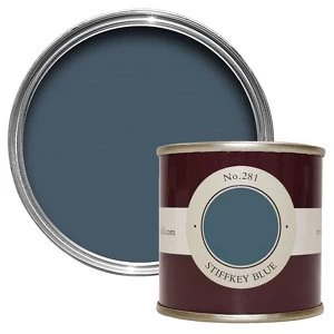 Image of Farrow & Ball Estate Stiffkey blue No. 281 Emulsion Paint 100ml Tester pot