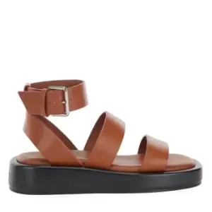 Image of Boss Scarlet Gladiator Sandals - Orange