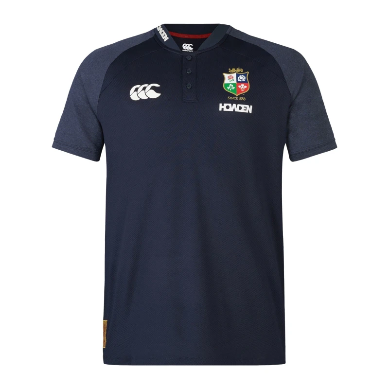 Image of Canterbury British and Irish Lions Polo Shirt 2024 Adults - Blue Blue S
