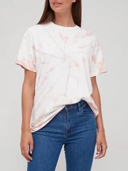 Image of Levis Tie Dye Oversized Tee - Sand, Size L, Women