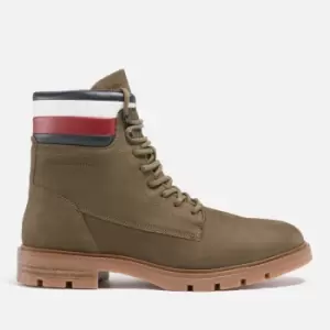 Image of Tommy Hilfiger Mens Corporate Nubuck Lace Up Boots - UK 8