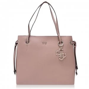 Image of Guess Guess Digital Tote Bag - DARK NUDE DNU