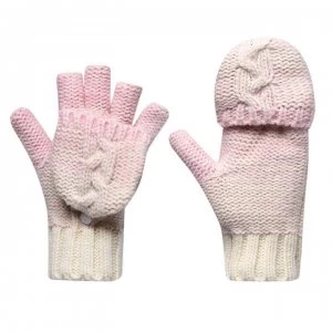 Image of SoulCal Gradient Gloves Womens - Pink/White