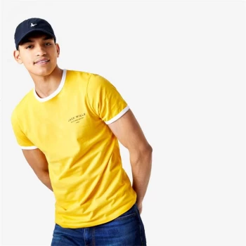 Image of Jack Wills Casablanca Ringer T-Shirt - Sunshine