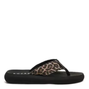 Image of Rocket Dog Spotlight Leopard Print Flip-Flops