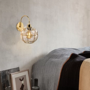 Image of Safderun - 402-A Gold Wall Lamp