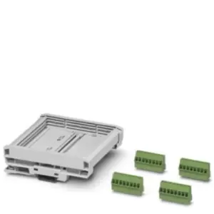 Image of Phoenix Contact DIN Rail Enclosure Enclosure Type UM-BASIC Series, 127.8 x 120 x 40mm, Polyamide, PVC DIN Rail