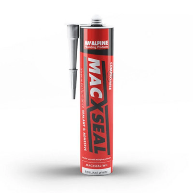 Image of McAlpine MACXSEAL-WH Hybrid Sealant & Adhesive 290ml White White
